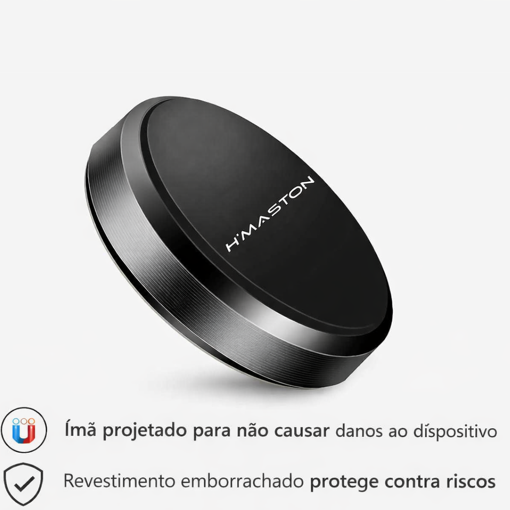 Suporte Magnético Celular Imã Veicular Hmaston Metal Carro