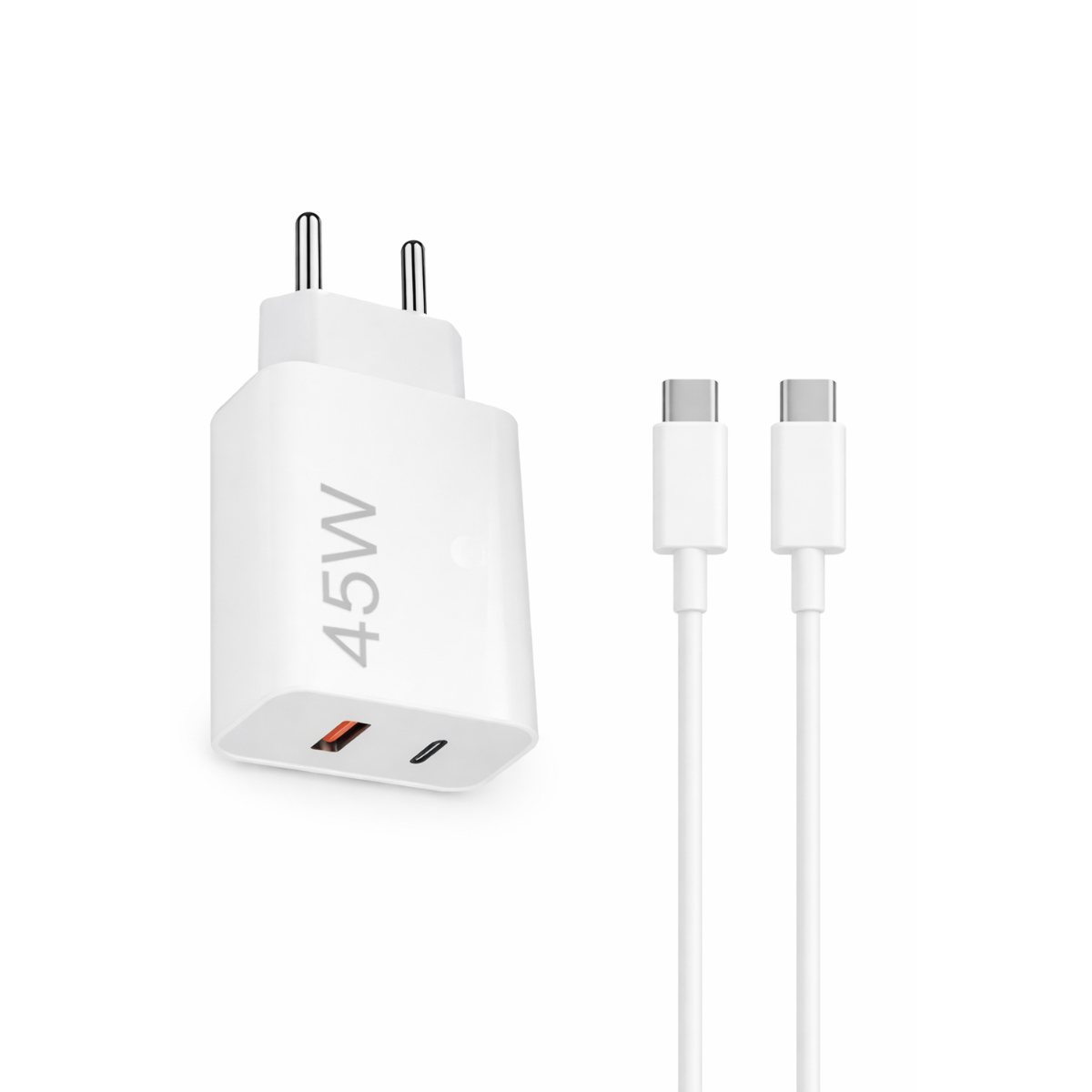 Carregador Celular Turbo Tipo C Para Iphone Poco Samsung 45w