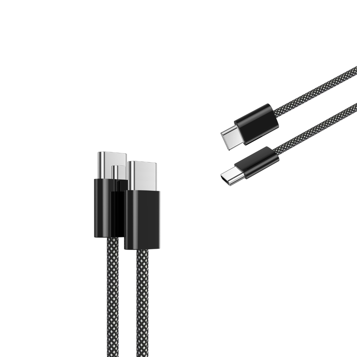 Carregador Cabo Hrebos 1m 60w Nylon Tipo C Celular Hrebos