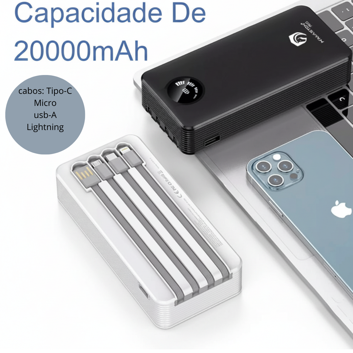 HMaston YD28 Carregador Portátil Alta Capacidade