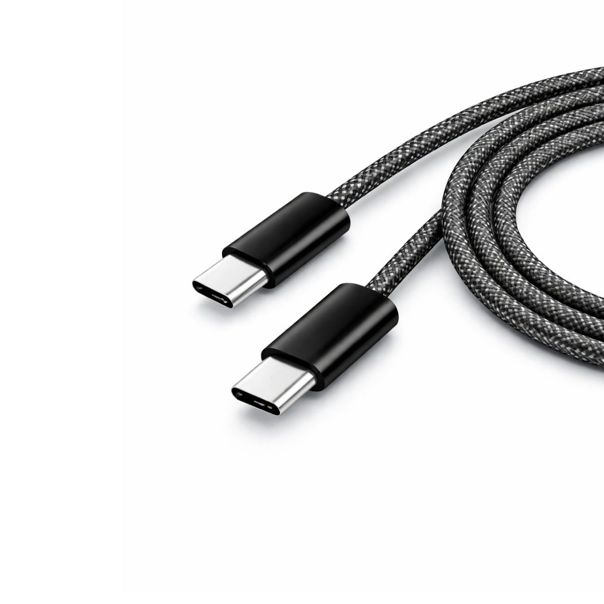 Carregador Cabo Hrebos 1m 60w Nylon Tipo C Celular Hrebos