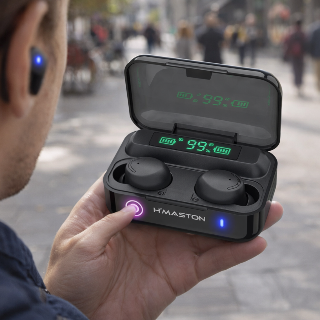 HMaston F926 Fone de Ouvido Bluetooth sem fio TWS Estéreo