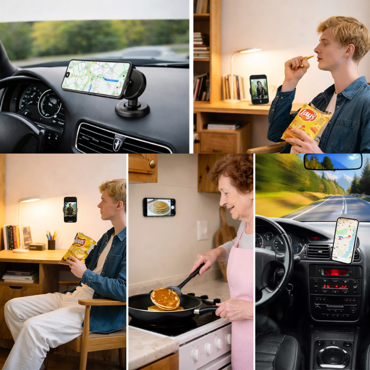 Suporte Magnético Celular Imã Veicular Hmaston Metal Carro