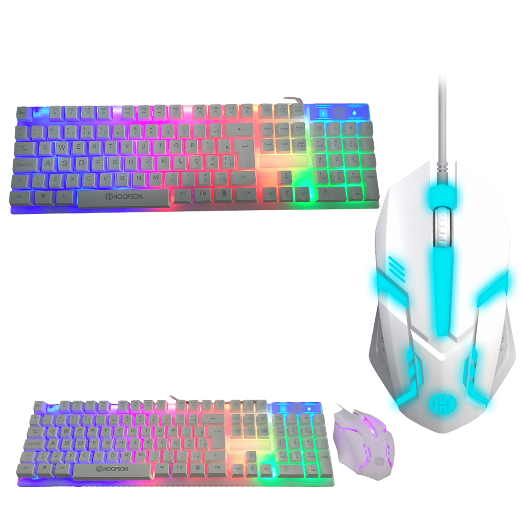 Kit Gamer Hoopson TPC-096KB  Teclado + Mouse com LED RGB