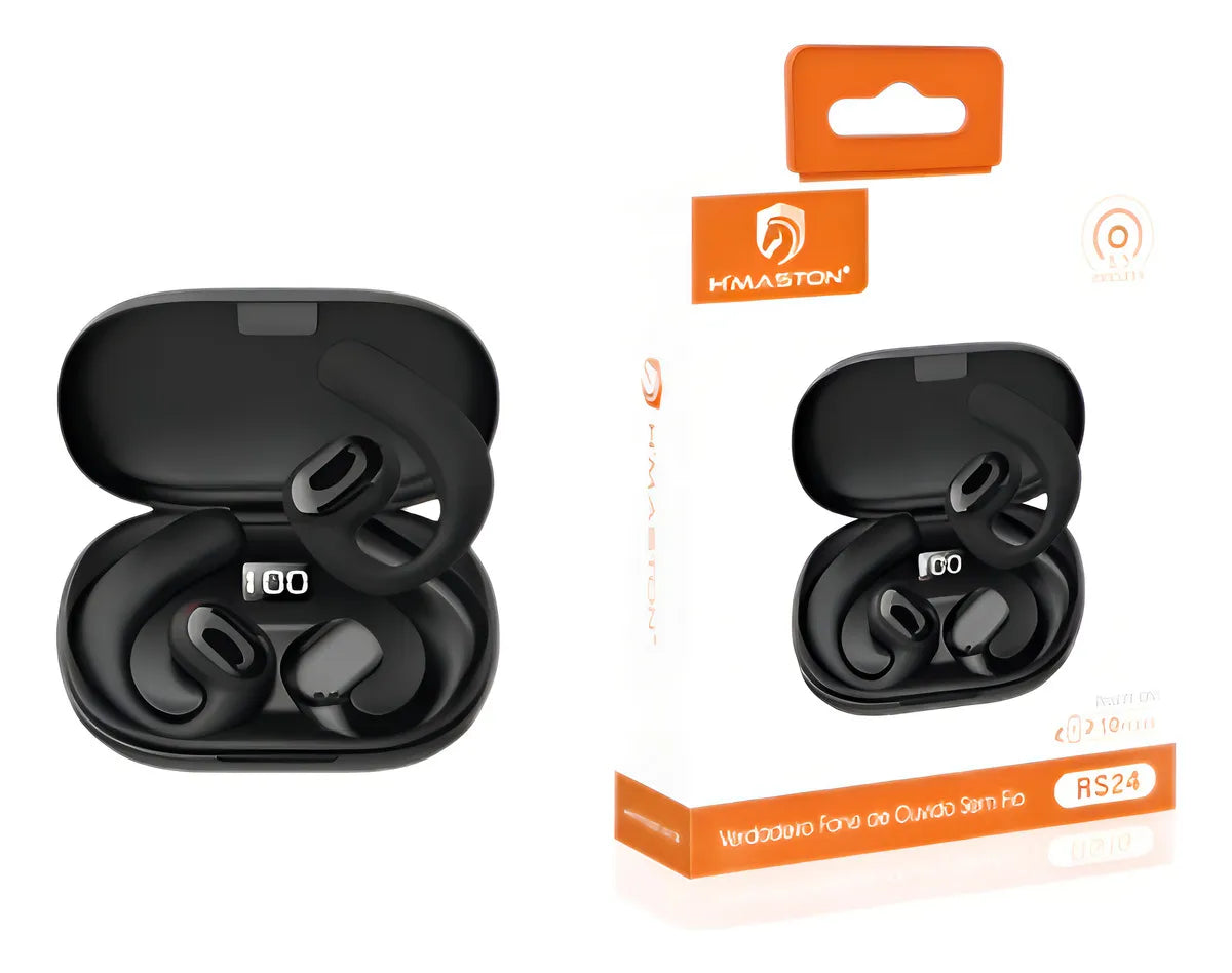 Fone de Ouvido Bluetooth H'Maston RS24 Sem Fio