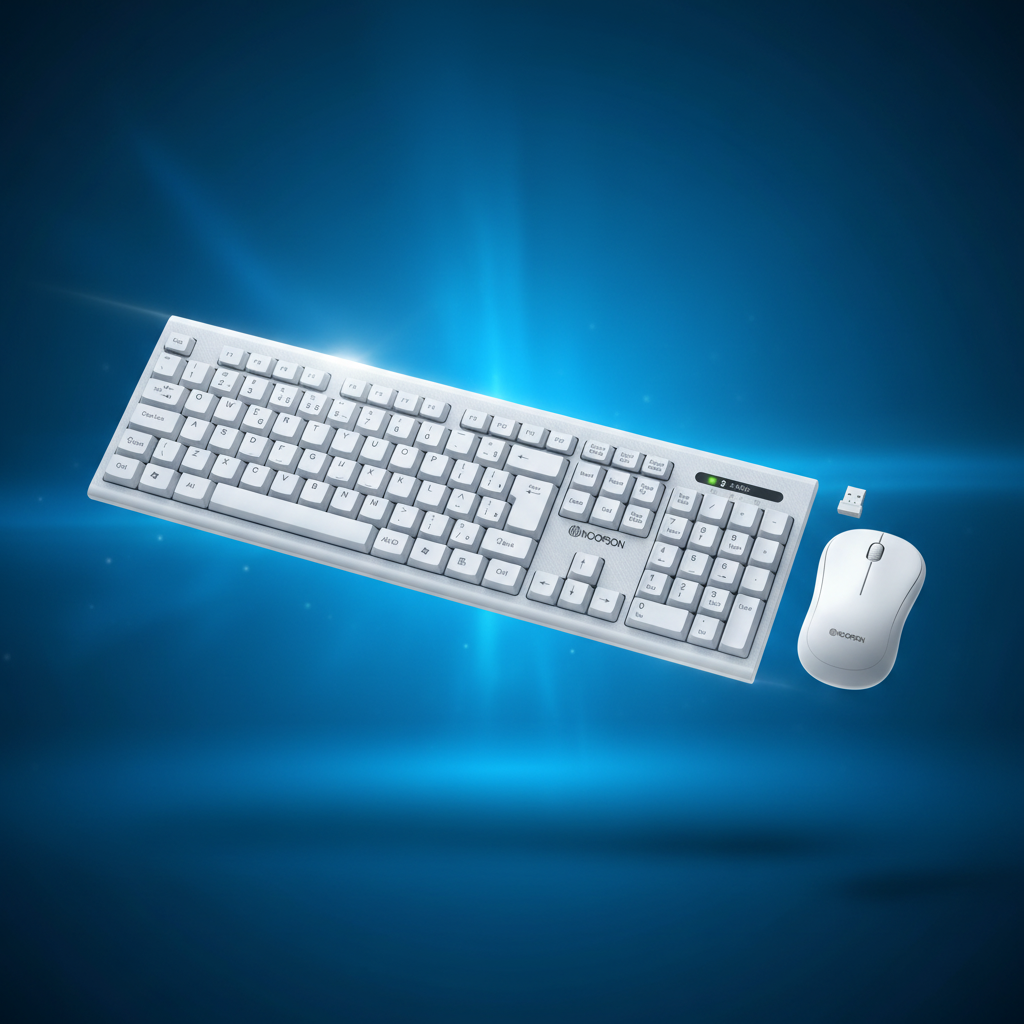 Kit Teclado + Mouse Sem Fio Hoopson TPC-077KS ABNT