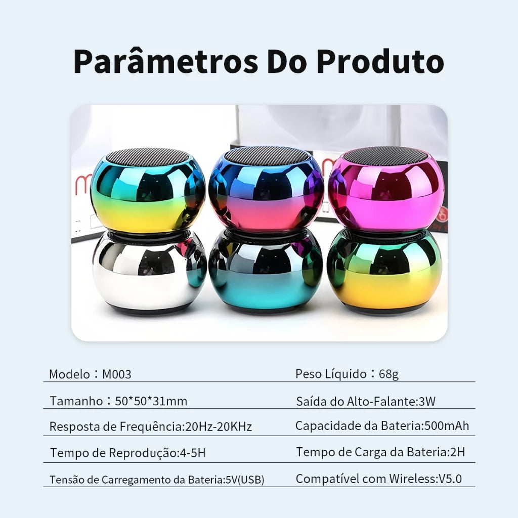 HMaston M003 Caixa de Som Portátil Bluetooth 20W