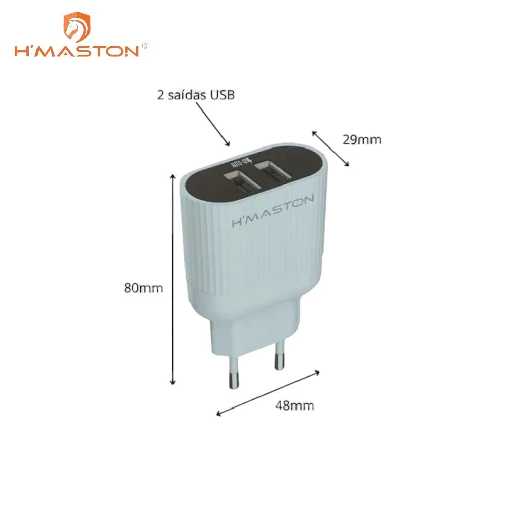 Carregador Turbo H'maston 15w Lr18-2 iPhone