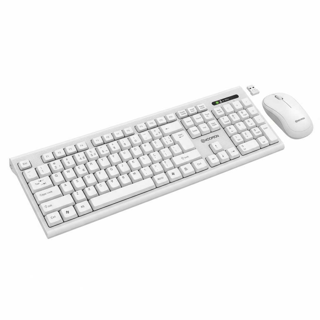 Kit Teclado + Mouse Sem Fio Hoopson TPC-077KS ABNT