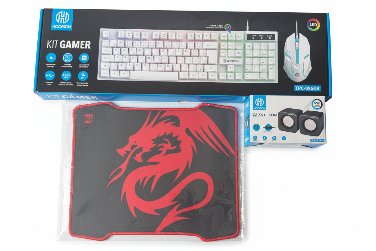 Kit Gamer - Fundo Branco