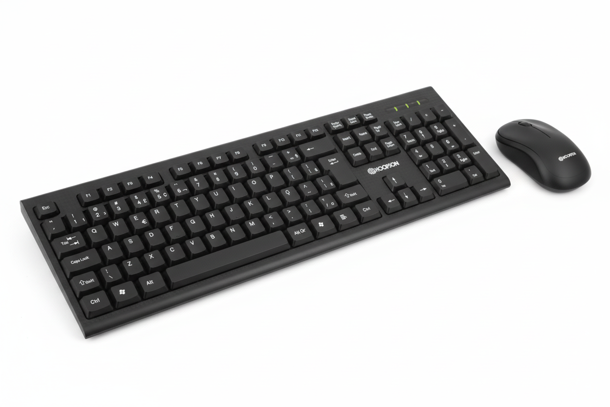 Kit Teclado + Mouse Sem Fio Hoopson TPC-077KS ABNT