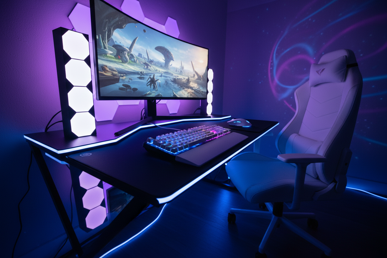Setup Gamer com Kit RGB